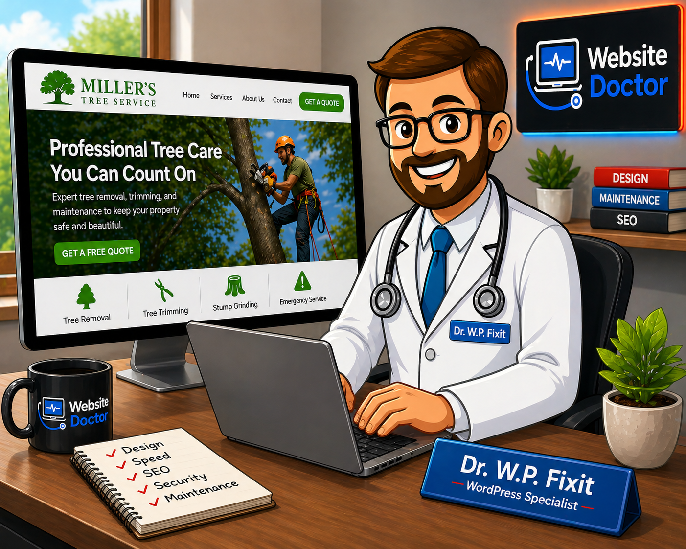 Website Doctor Miller's Tree Service
