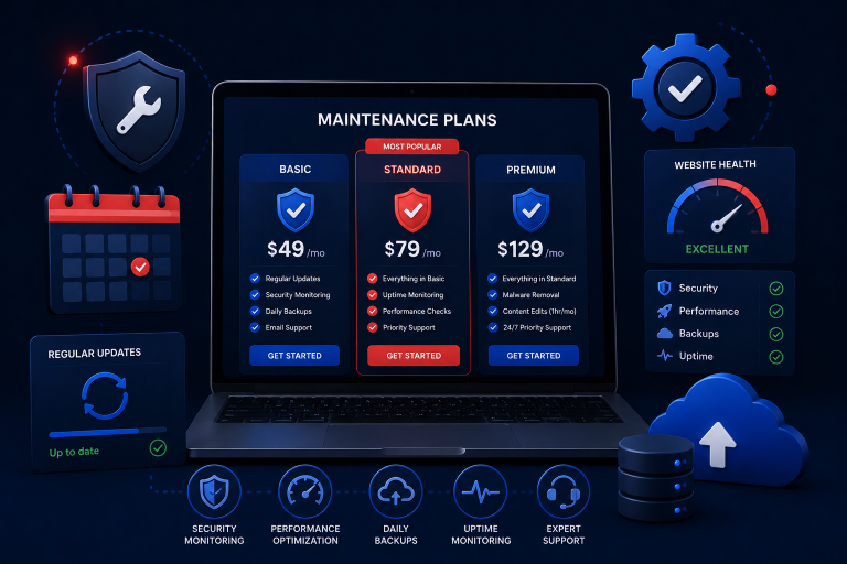 WordPress website maintenance plans