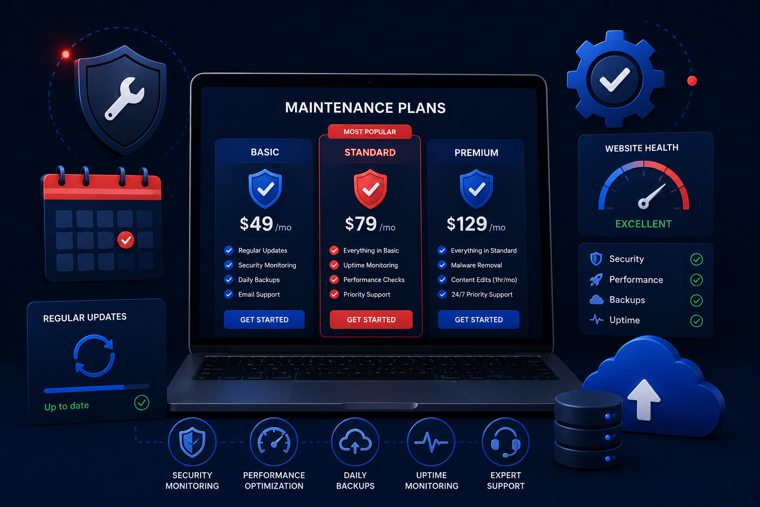 WordPress website maintenance plans